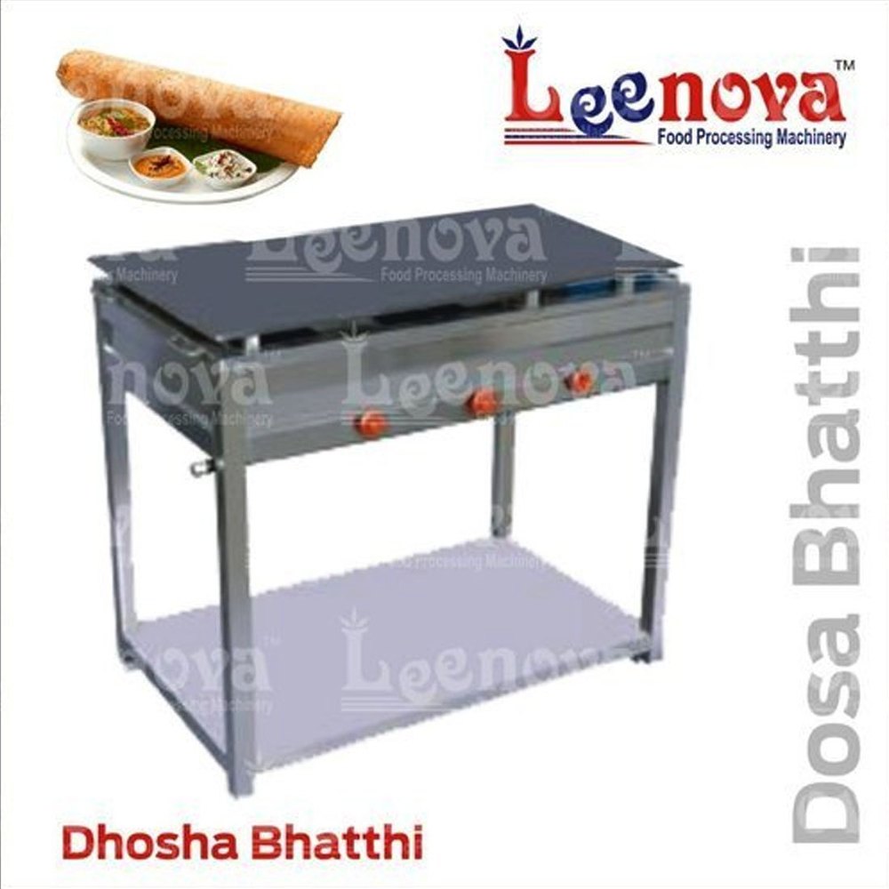 Stainless Steel Dosa Bhatti, Number of Burners: 2