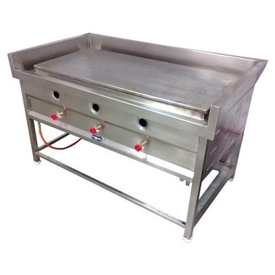 Firelit Silver Stainless Steel LPG Dosa Stove img