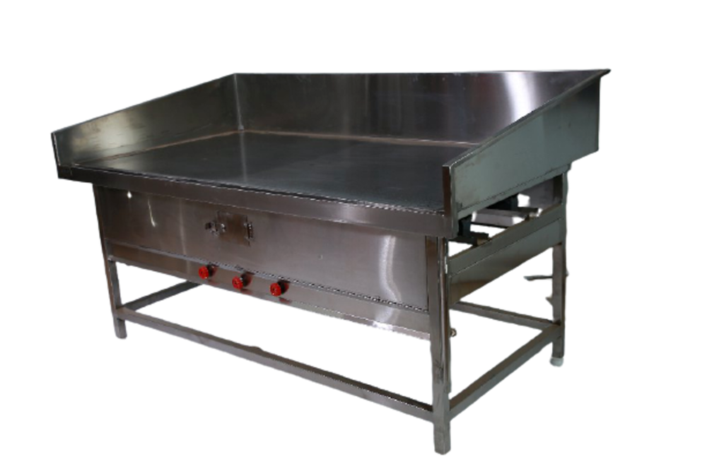 Gas Stainless Steel Dosa Plate, For Restaurant, Size: 36x24x34 Inch