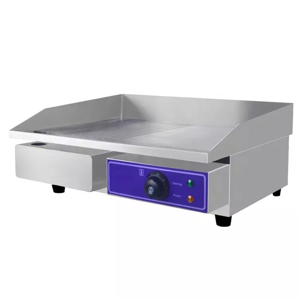 Stainless Steel Electrical Griddle, Dimension: 730X470X240mm img