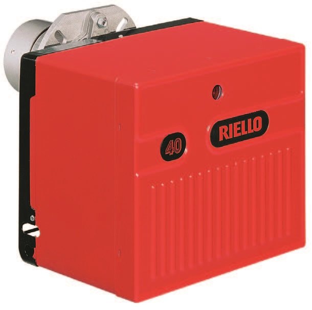 Red Automatic Riello 40 G5 Series Light Oil Burner