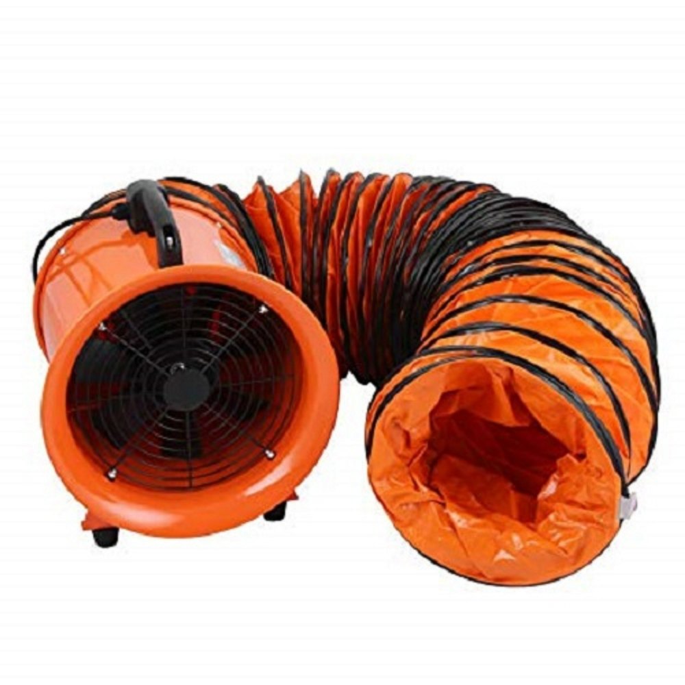 Single/ Three Phase 400mm Electric Portable Blower Fan With Ducting For Confined Space