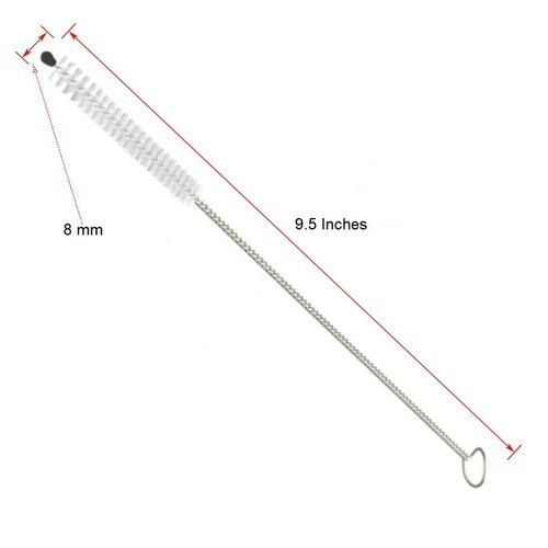 Round Polished Stainless Steel Straw img