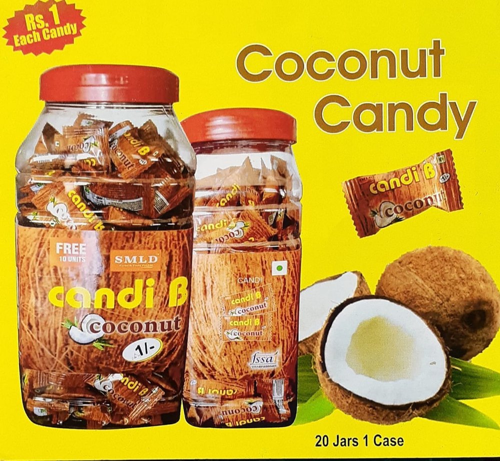 SMLD Coconut Flavor Candy, Packaging Type: Plastic Jar, Packaging Size: 120 Pcs