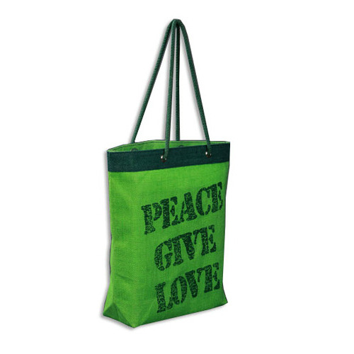 Green Open Jute Bag