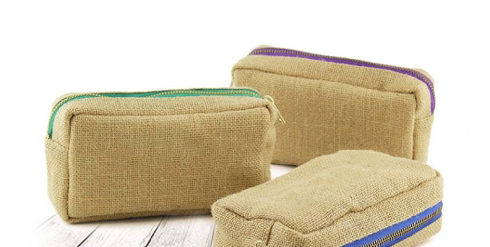 Tectonics Jute Toiletry Bags