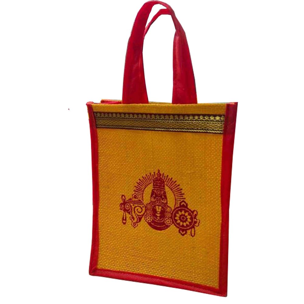 Printed Jute Fashion Bags, Capacity: 5 Kg, Size/Dimension: H12xW10