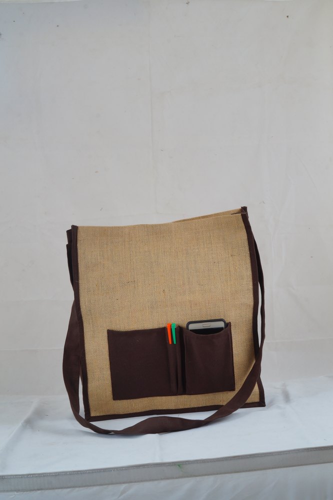 Jute Brown Conference Bag