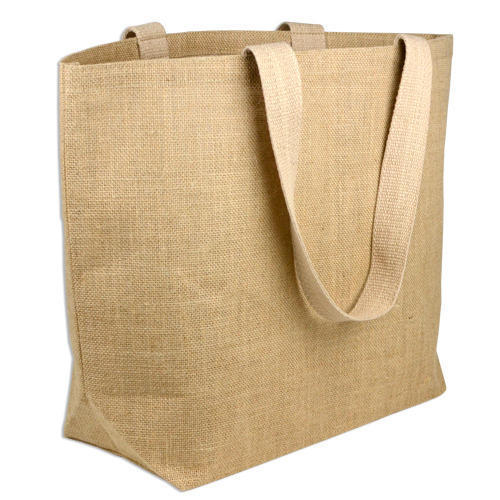 Brown Plain Jute Hessian Cloth Bag