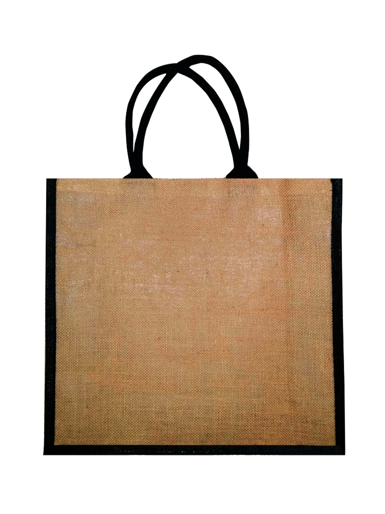 Plain Jute Tote Bags, Size: 38 X 26 X 15 (base)