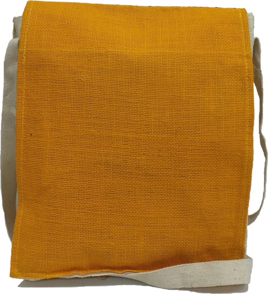 Aiesco Bags Plain Jute Sling Bag, Size: 10 X 12 Inch