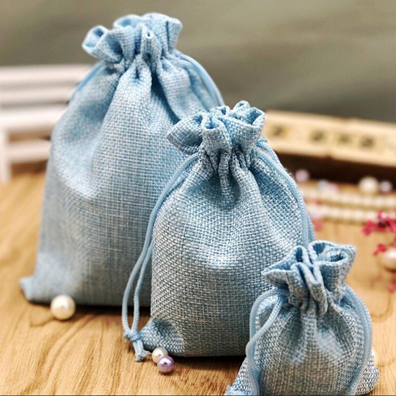 Potli Drawstring Jute Pouch Bags