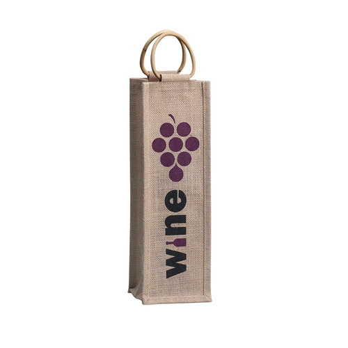 Jute Wine Bottle Bag