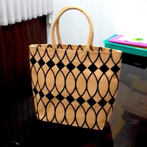 Webbed Handle Open Executive Jute Bag, Size/Dimension: 15 X 12 X 5