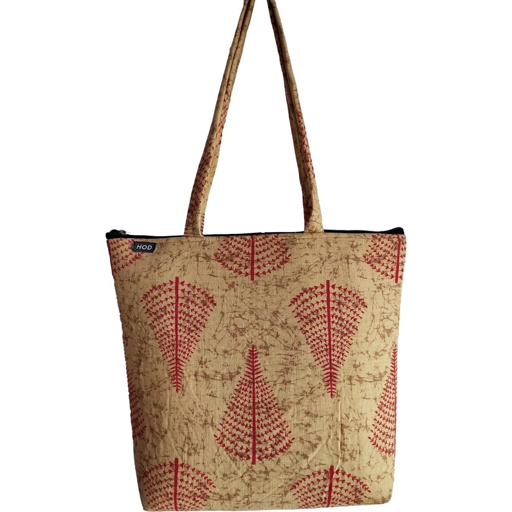 Printed Cotton Ladies Hand Bag