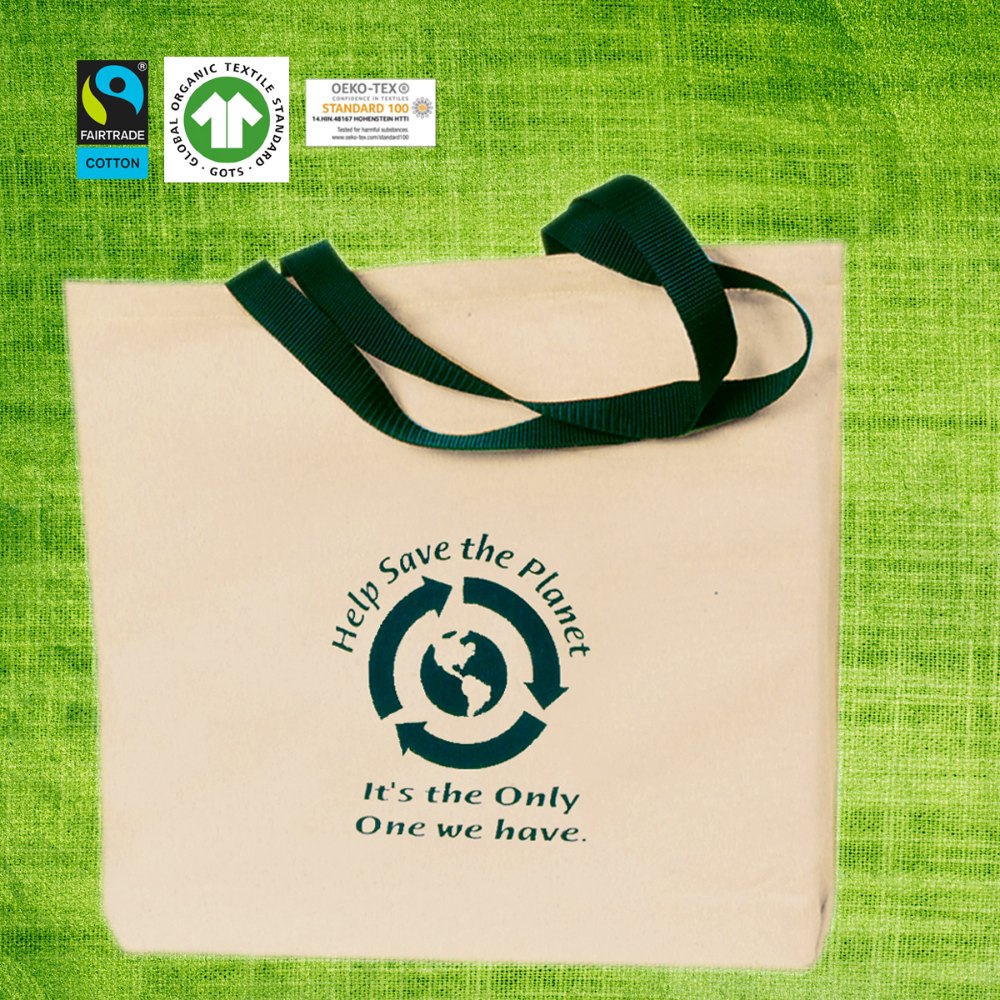 Organic Cotton Canvas Printed Bag, Capacity: 100000-pcs