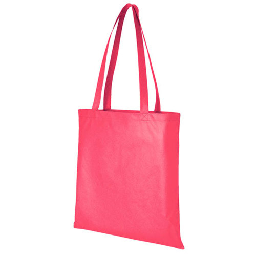 Red Plain Cotton Calico Bag, Size: W-38 X H- 40 CM