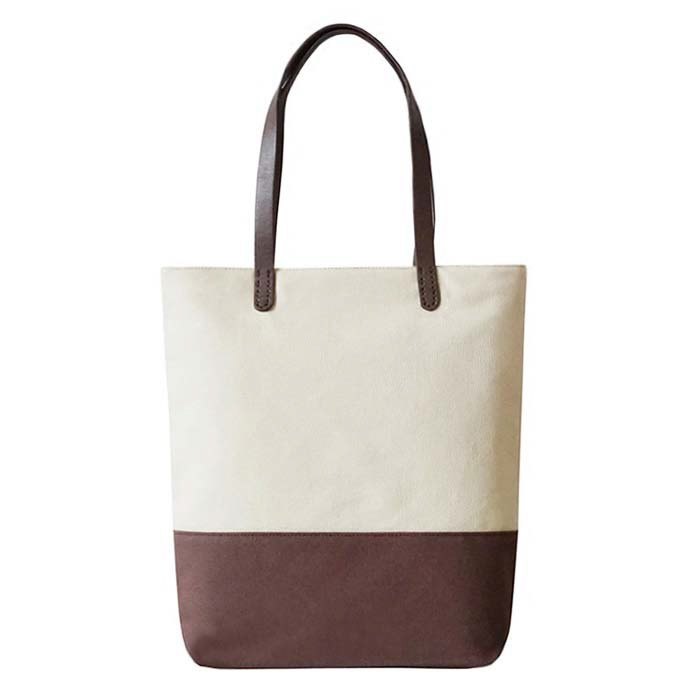 Plain Loop Handle Calico Bag, For Shopping