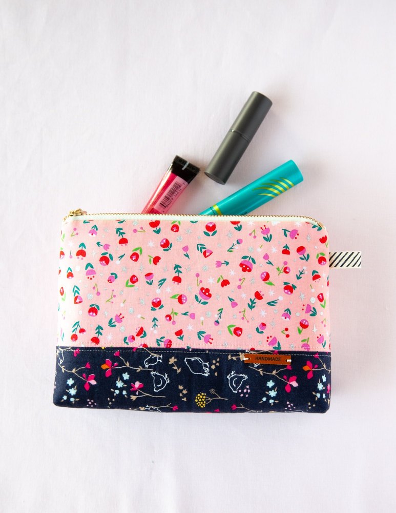 Hand Pouch Multicolor Printed Cotton Purse