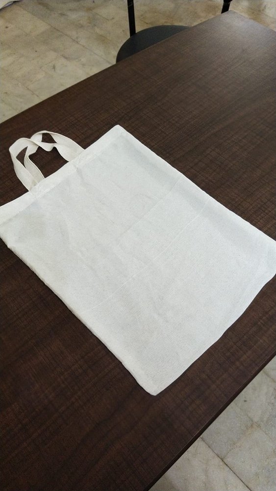 Loop Handle Folding Cotton Carrier Bag, Capacity: 14kg