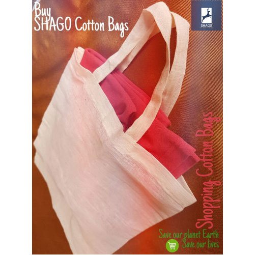 Plain Shago Carrier Cotton Bag