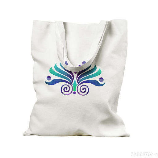 Loop Handle Color: White 7kg Printed Polyester Carry Bag