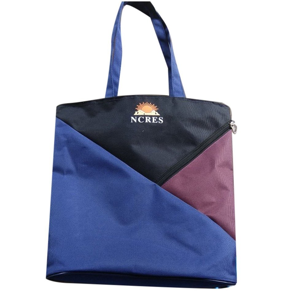 Hand Handled Plain Polyester Shopping Bags, For Office