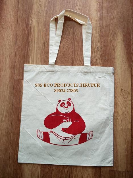 Natural SSS ECO Products Reusable Cotton Bag For Shopping