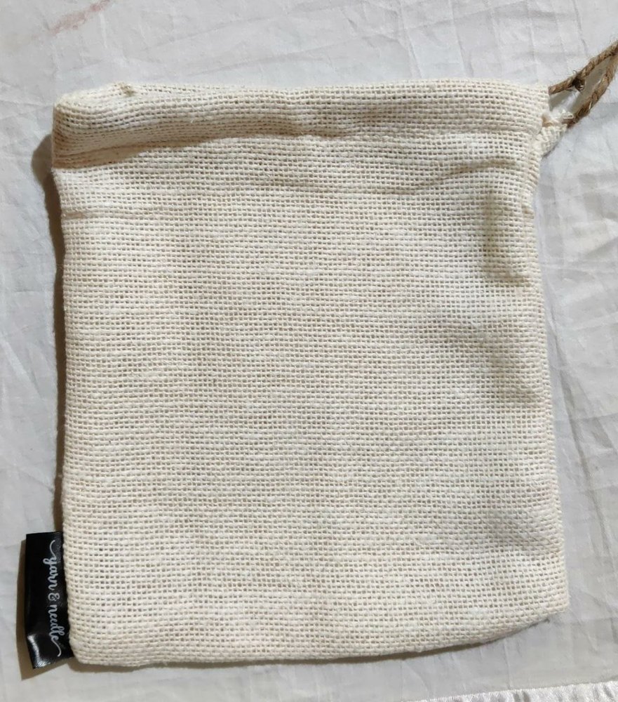 Cotton Plain Muslin Fridge Bags, Size: 8x10