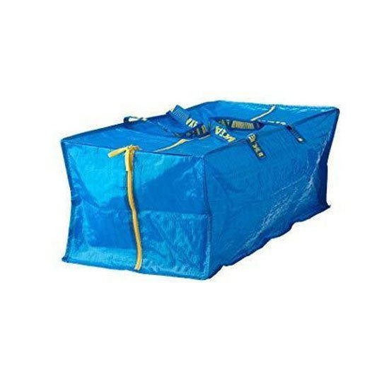 Blue Plain HDPE Tarpaulin Bag, For Shopping, Capacity: 50kg