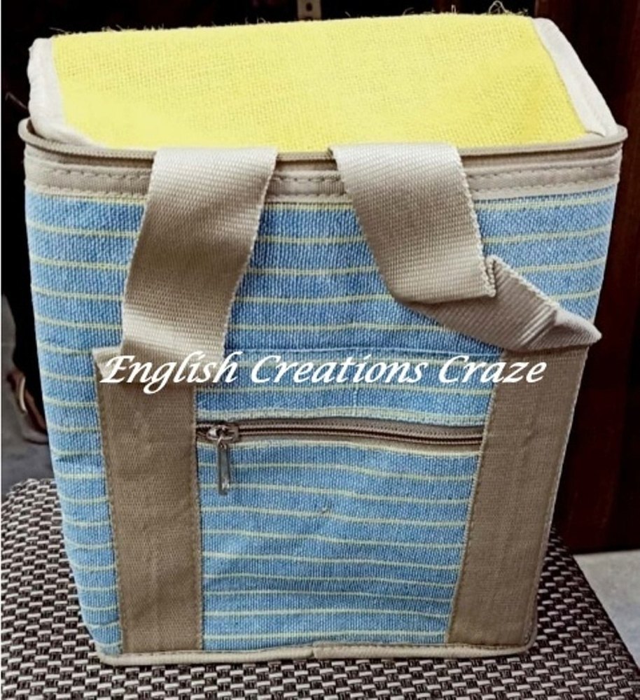 Small Zipper Custom Jute Bags, Size/Dimension: Standard