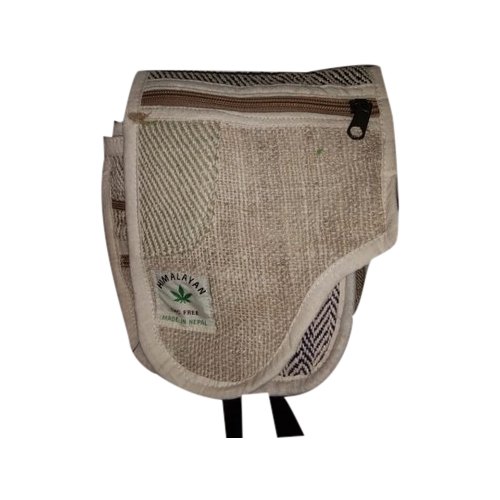 Shoulder Hemp Sling Bag for Casual Wear