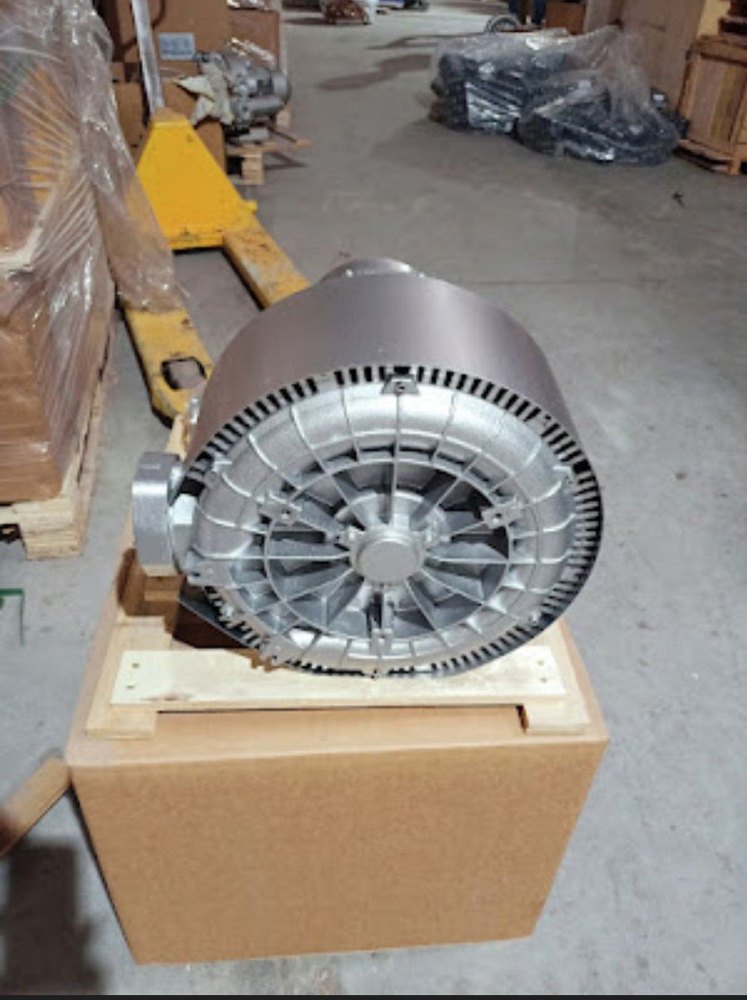 50W Grey 3 HP Double Stage Vortex Blower, For Commercial img