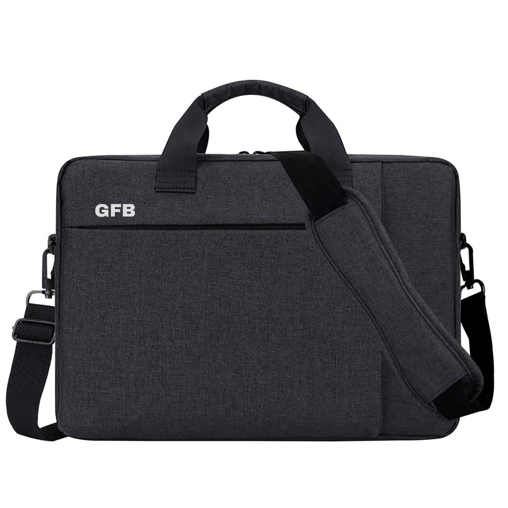 Canvas laptop bag with shoulder strap 15.6 inch