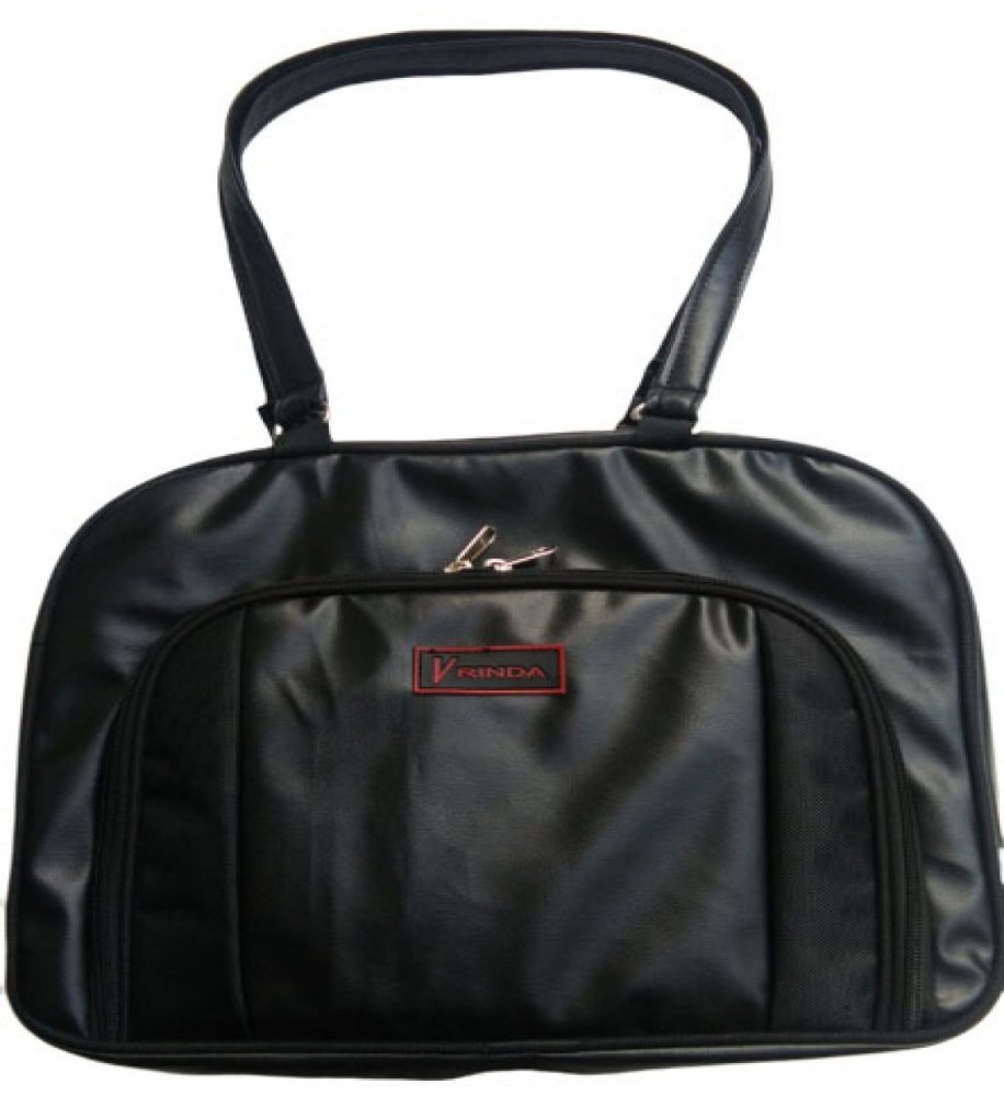 Black Ladies Foam Leather Laptop Bag