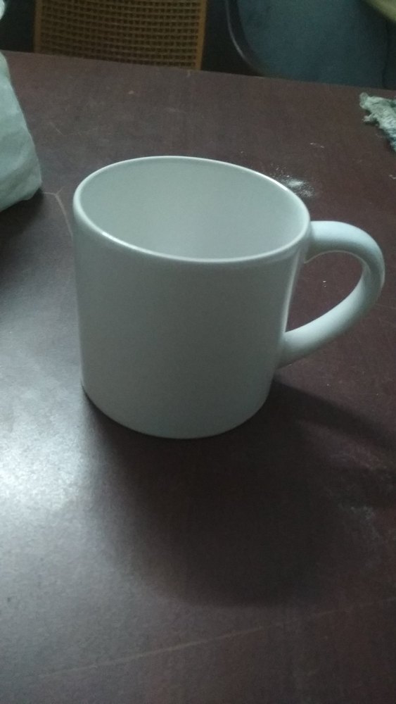 White Ceramic Tea Cup, Capacity: 200 ML, Size: 200ml