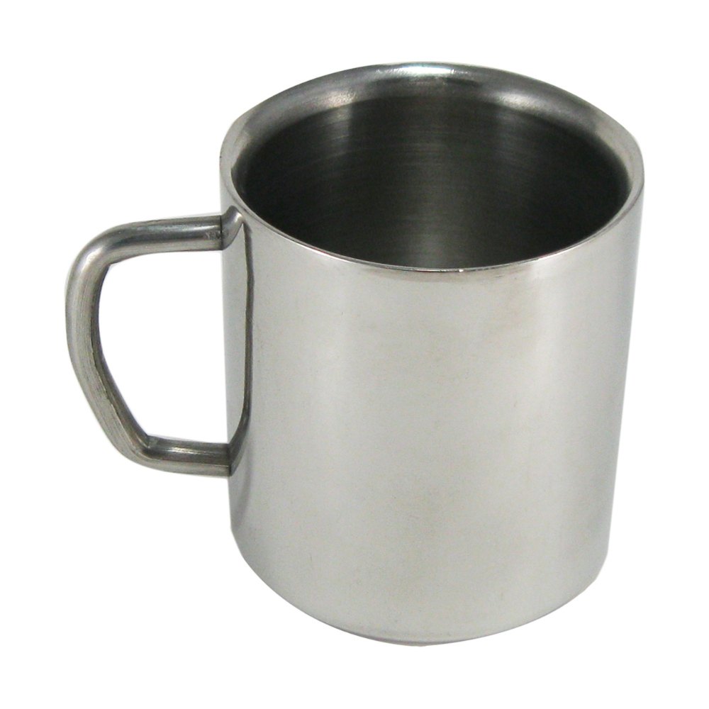 Silver Stainless Steel Coffee Mug 200 Ml, For Home