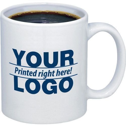 White Printed Sublimation Coffee Mug, Capacity: 350 ml