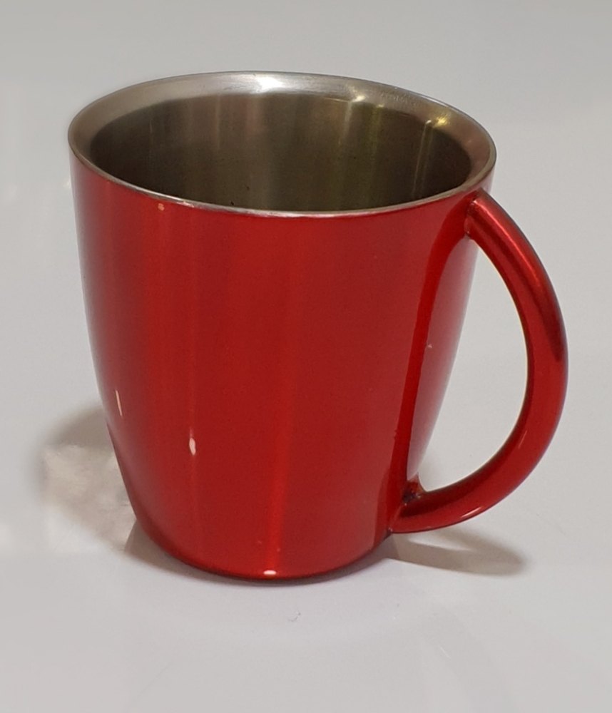 Mirror, and Coated finish SS coffee Cup, For Home, Capacity: 60ml, 80ml & 120ml