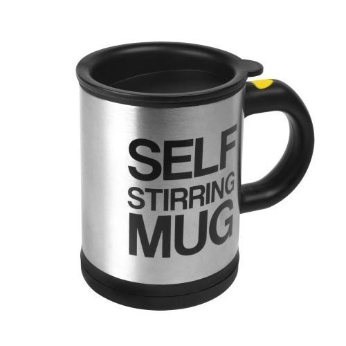 Multicolor Printed Self Stirring Mug