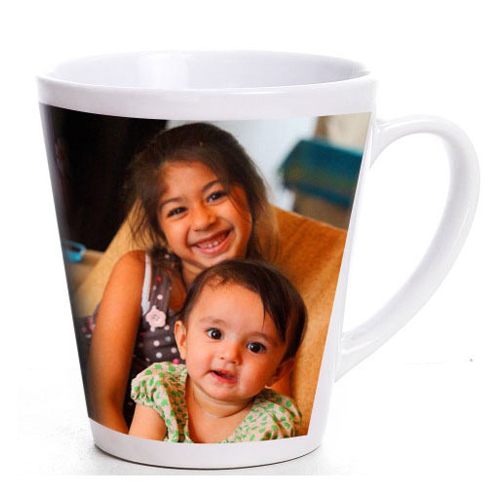 Imported White Sublimation Conical Mug, For Home, For Gifting