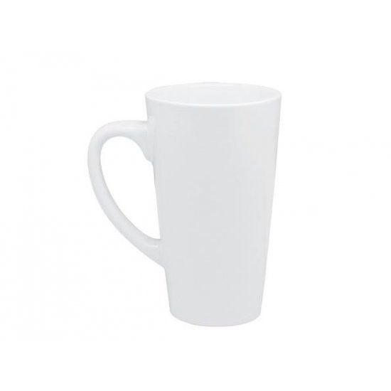 White Plain Sublimation 17oz Conical Mug for Gifting