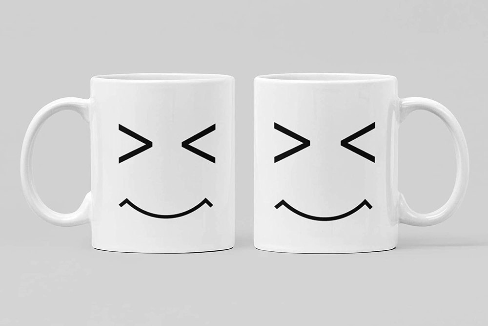 Printed White Corporate Stone Mug, For Gifting Purpose, Size: 4.5 Inch (length)