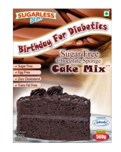 Sugar Free Chocolate Sponge Cake Mix-350Gm