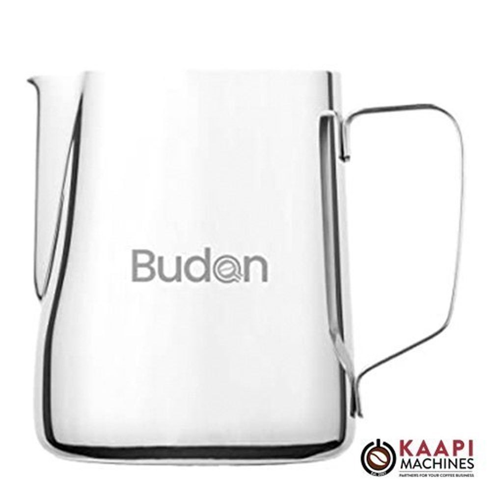 Round Milk Steaming Pitcher - Stainless Steel 350 ml, For Cafe