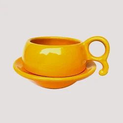 Cup In Deep Saucer