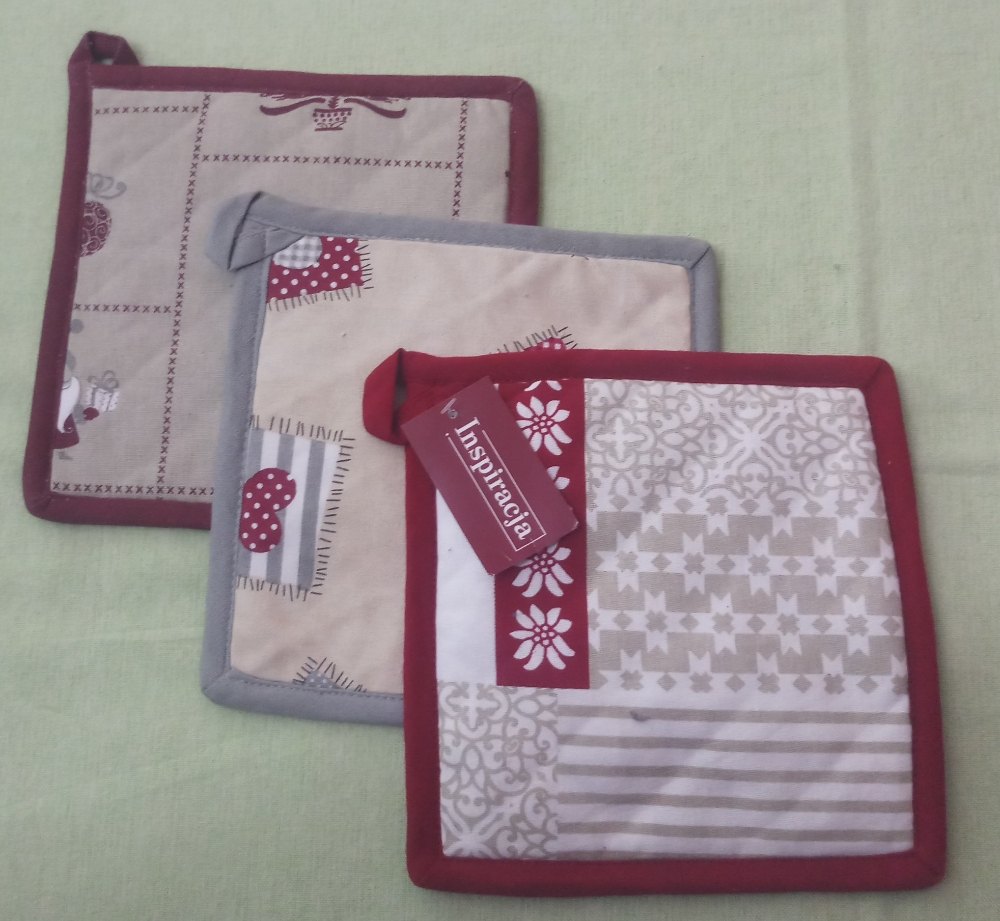 Household Gloves ASSORTED Cotton Pot Holder, For KITCHEN, 18X18/20X20CMS