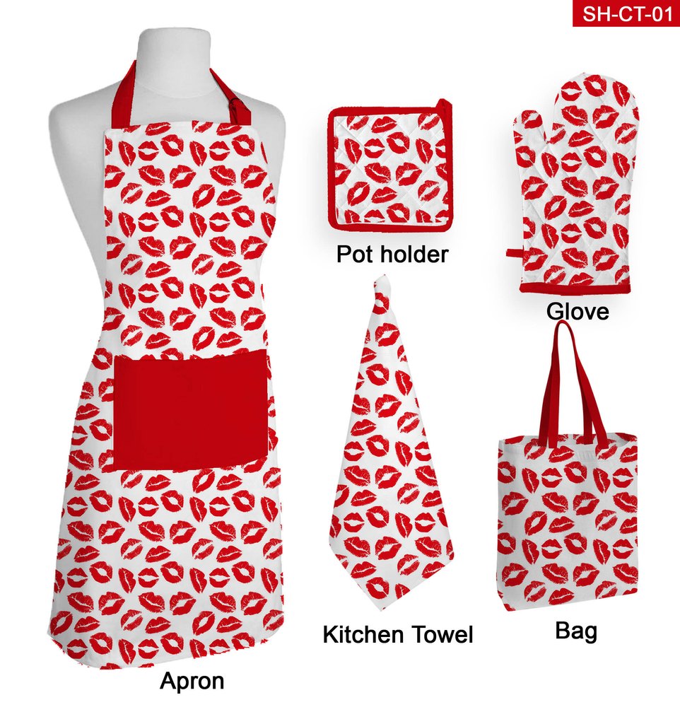 Christmas Apron, Glove, Pot Holder, Kitchen Towel, Bag