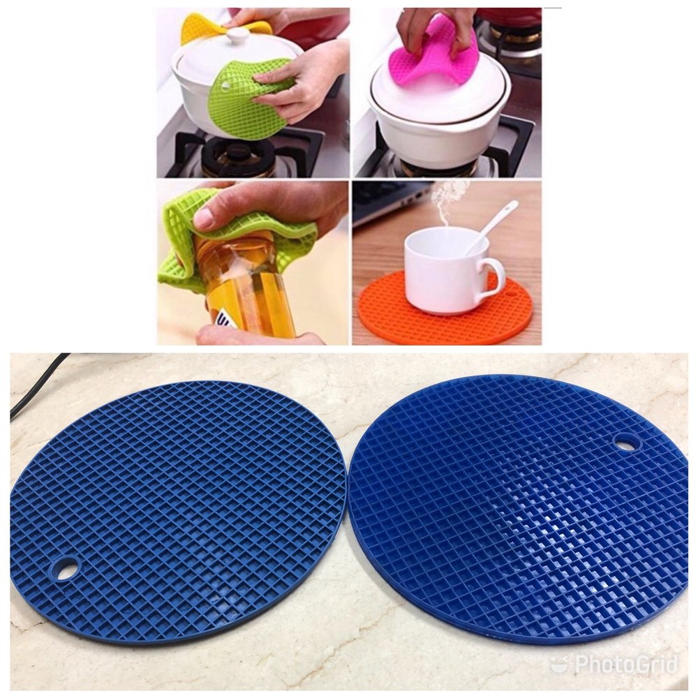 Western Polyrub Silicone Hot Pot Coaster Cum Holder