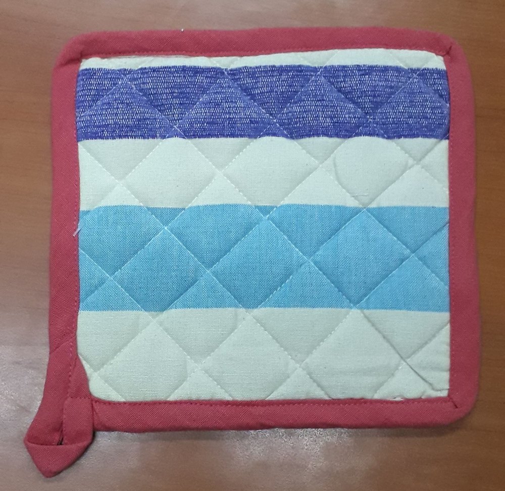 Modern Cotton Quilt Pot Holder, For Hotels And Home